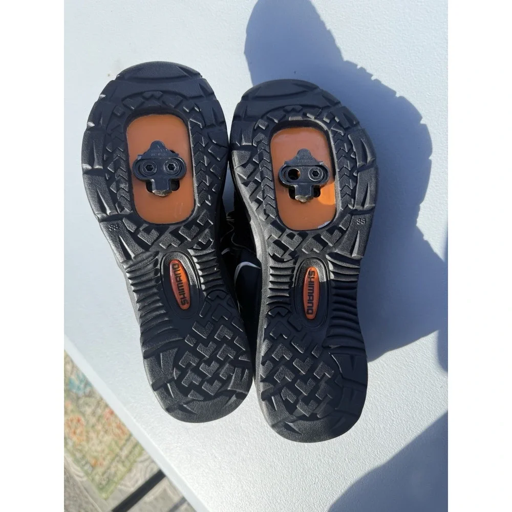 Shimano SPD Womens Black Mesh Slip On Strap Cycling Riding Shoes Size 5